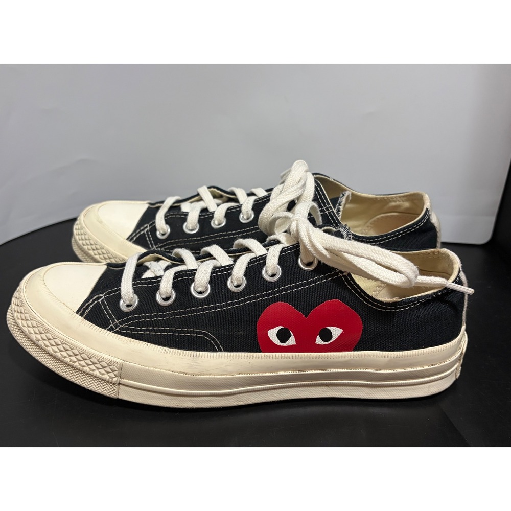 Converse Comme des Garçons PLAY Chuck Taylor 70 Low Black W8 or M6 CDG